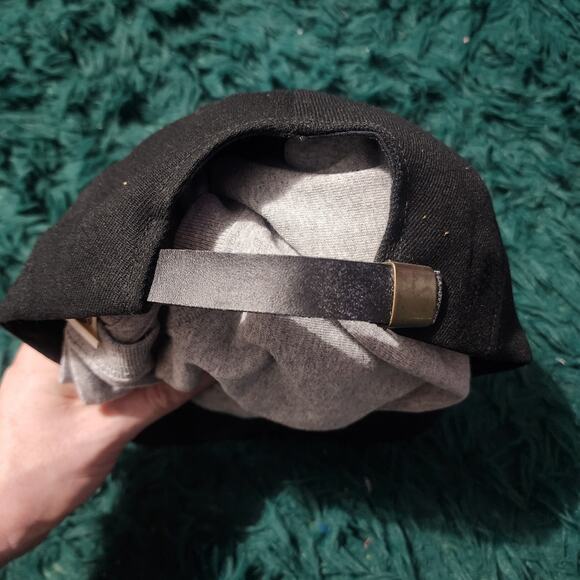 Vintage Marlboro Cigarette Promo Hat Black Embroidered Adjustable Strapback Cap - Picture 4 of 6